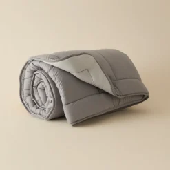 Karaca Double Face Decke Anthrazit-Grau 200x200