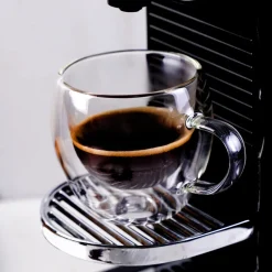 Karaca Double Wall Borosilikat Glas Tassenset für 2 Personen 150 ml with Handle