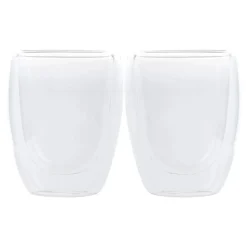 Karaca Double Wall Borosilikat Glas Tasse 2er Set 300 ml