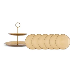 Karaca Dune 7-teiliges Dessertset