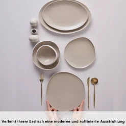 Karaca Earth Collection Cupid 55-teiliges 12-Personen-Geschirrset