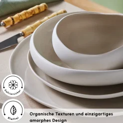 Karaca Earth Collection Cupid 55-teiliges 12-Personen-Geschirrset