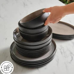 Karaca Earth Collection Mercure 59-Teiliges 12-Personen Geschirrset