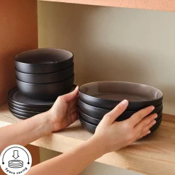 Karaca Earth Collection Mercure 59-Teiliges 12-Personen Geschirrset