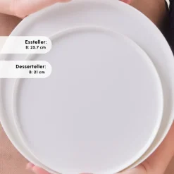 Karaca Earth Collection Matte Glaze 55-teiliges 12-Personen Geschirrset