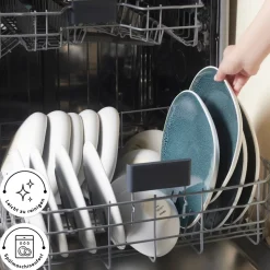 Karaca Earth Collection New Galactic Oscar Reactive Glaze 55-teiliges Tafelset für 12 Personen, Multi