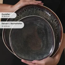 Karaca Earth Collection New Galactic Weiß 59-Teiliges 12-Personen Geschirrset