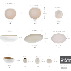 Karaca Earth Collection New Cupid 59-Teiliges 12-Personen Geschirrset