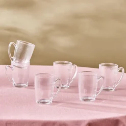 Karaca Edna 6-teiliges Teeglas-Set