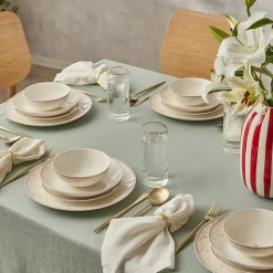 Karaca Elegance Bone Festival 24-teiliges Tafelservice für 6 Personen