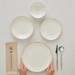 Karaca Elegance Bone Festival 24-teiliges Tafelservice für 6 Personen