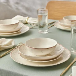 Karaca Elegance Bone Festival 24-teiliges Tafelservice für 6 Personen