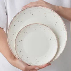 Karaca Elegance Bone Festival 24-teiliges Tafelservice für 6 Personen