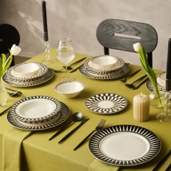 Karaca Elegance Bone Helsinki 24-teiliges Tafelservice für 6 Personen