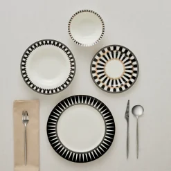 Karaca Elegance Bone Helsinki 24-teiliges Tafelservice für 6 Personen