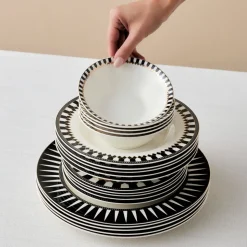 Karaca Elegance Bone Helsinki 24-teiliges Tafelservice für 6 Personen