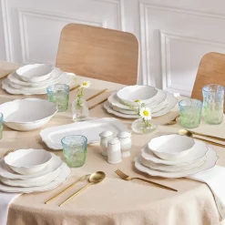 Karaca Elegance Vera 59-Teiliges 12-Personen-Geschirrset, Gold