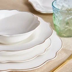 Karaca Elegance Vera 59-Teiliges 12-Personen-Geschirrset, Gold