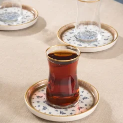 Karaca Elena Teeset, 12-teilig, für 6 Personen