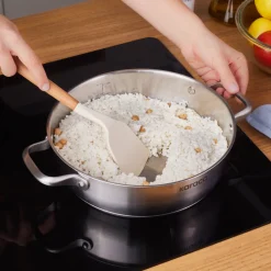 Karaca Elite Edelstahl-Kasserolle Flach 26 cm 3,4 L