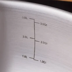 Karaca Elite Edelstahl-Kasserolle Flach 26 cm 3,4 L