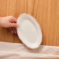 Karaca Elizabeth Ecru Servierplatte, 20 cm