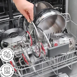 Karaca Emirgan Induktion Kochtopfset aus Stahl, 8 Teilig