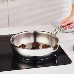 Karaca Emirgan Stahlpfanne, 24cm, Silber