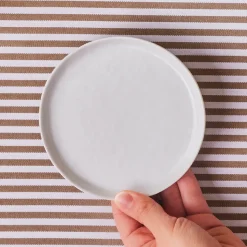 Karaca Epsilon Brotteller aus Porzellan, 13,5 cm, Weiß