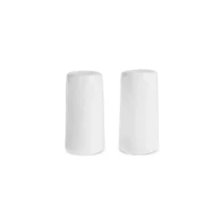 Karaca Epsilon Salz- und Pfefferstreuer aus Porzellan, Weiß