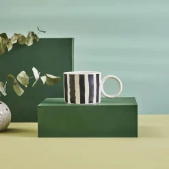 Karaca Erica Streifen Tasse, 370 ml