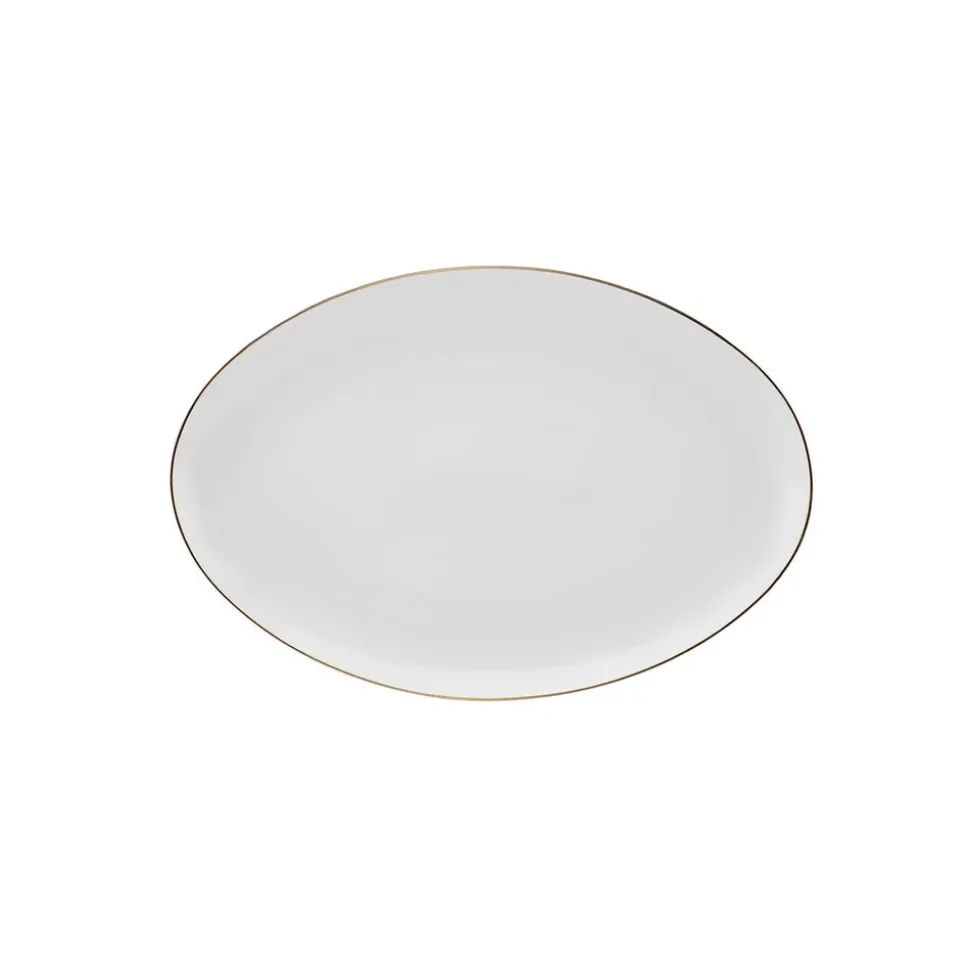 Karaca Esbelto 12 Personen Geschirrset, 56 Teilig, New Generation Bone, Gold