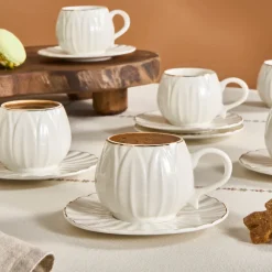 Karaca Eylül Kaffeetasse für 6 Personen 85 Ml