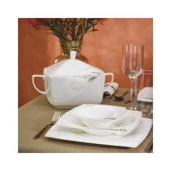 Karaca Fine Pearl Era 62-teiliges Geschirrset für 12 Personen