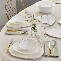 Karaca Fine Pearl Extra Jules 62 Teile für 12 Personen Geschirr Set