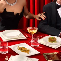 Karaca Fine Pearl Extra Nish 62-Teiliges 12-Personen Geschirrset Platin