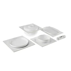 Karaca Fine Pearl Extra Nish 62-Teiliges 12-Personen Geschirrset Gold