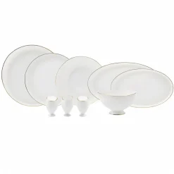 Karaca Fine Pearl Extra Wilderness 62-Teiliges 12-Personen Geschirrset Gold