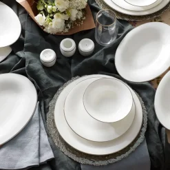 Karaca Fine Pearl Fame 58-teiliges Premium Tafelservice-Set für 12 Personen