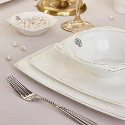 Karaca Fine Pearl Hailey 62-teiliges Dinner-Set