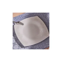 Karaca Fine Pearl Helen 26-Teiliges 6-Personen Frühstücksset Quadrat