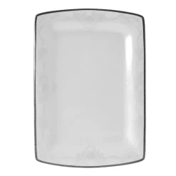 Karaca Fine Pearl Neklus 62-teiliges Tafelservice für 12 Personen Eckig