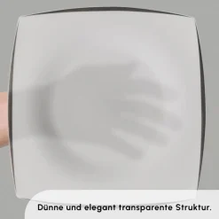 Karaca Fine Pearl New Agate 58-Teiliges 12-Personen Geschirrset Platin