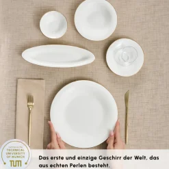 Karaca Fine Pearl New Fame Frühstücksset für 6 Personen, 26-teilig – Gold