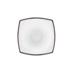 Karaca Fine Pearl Norma 62-teiliges quadratisches Tafelbesteck für 12 Personen