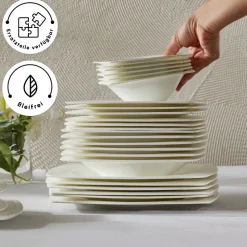 Karaca Fine Pearl Roma 58-Teiliges 12-Personen Geschirrset