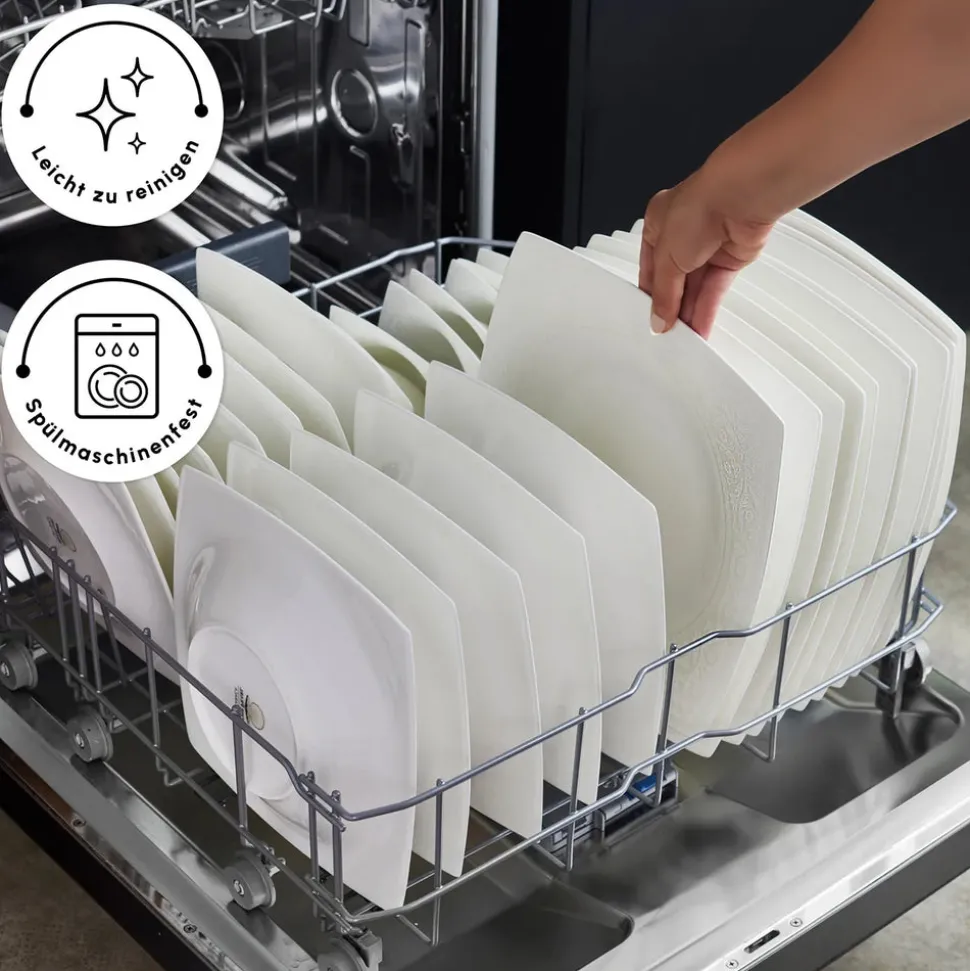 Karaca Fine Pearl Roma 58-Teiliges 12-Personen Geschirrset