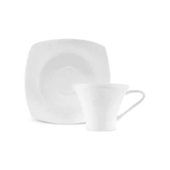 Karaca Fine Pearl Roma 26-Teiliges 6-Personen Frühstücksset Quadrat
