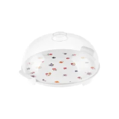 Karaca Fleur Kuchenplatte, 35 cm, Mehrfarbig