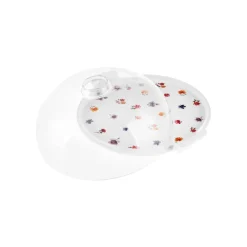 Karaca Fleur Kuchenplatte, 35 cm, Mehrfarbig